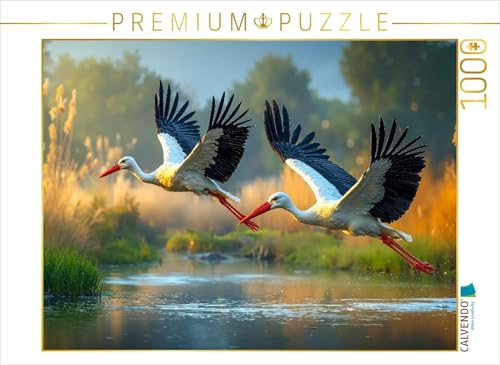 CALVENDO Puzzle Stille Poesie des Fluges | 1000 Teile Lege-Größe 64 x 48 cm Foto-Puzzle für glückliche Stunden von CALVENDO