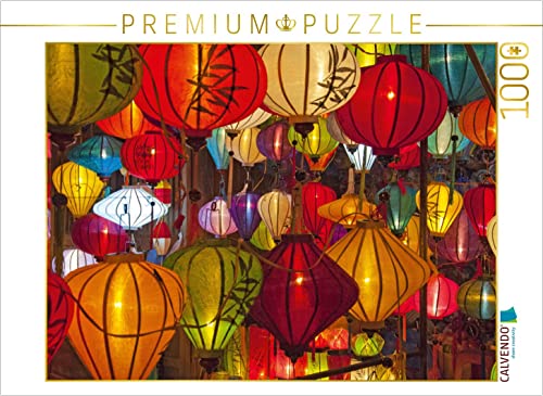 CALVENDO Puzzle Stimmungsvolle Laternen in Vietnam 1000 Teile Puzzle quer | 1000 Teile Lege-Größe 64 x 48 cm Foto-Puzzle für glückliche Stunden von CALVENDO