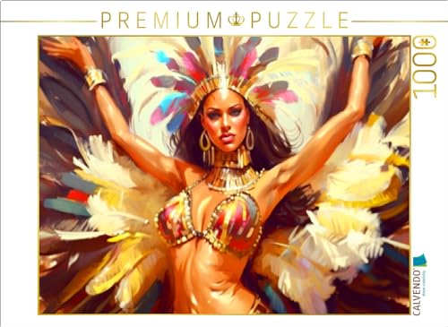 CALVENDO Puzzle Stolze Tänzerin in Brasilien | 1000 Teile Lege-Größe 64 x 48 cm Foto-Puzzle für glückliche Stunden von CALVENDO