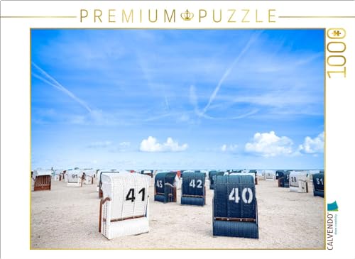 CALVENDO Puzzle Strand von Schillig | 1000 Teile Lege-Größe 64 x 48 cm Foto-Puzzle für glückliche Stunden von CALVENDO