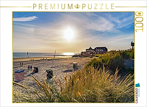 CALVENDO Puzzle Strandblick im Gegenlicht 1000 Teile Lege-Größe 64 x 48 cm Foto-Puzzle Bild von Andrea Dreegmeyer von CALVENDO