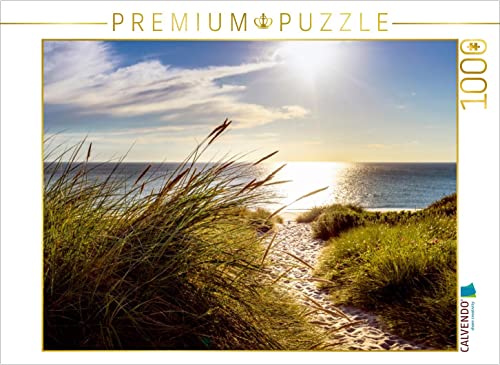 CALVENDO Puzzle Strandzugang zur Nordsee am Weststrand von Sylt 1000 Teile Puzzle quer | Lege-Größe cm Foto-Puzzle für glückliche Stunden von CALVENDO