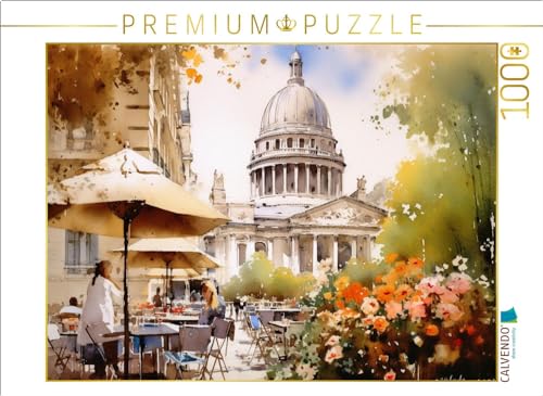 CALVENDO Puzzle Straßencafé mit Panthéon | 1000 Teile Lege-Größe 64 x 48 cm Foto-Puzzle für glückliche Stunden CALVENDO Puzzle Straßencafé mit Panthéon | 1000 Teile Lege-Größe 64 x 48 cm Foto-Puzzle für glückliche Stunden von CALVENDO