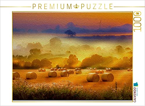 CALVENDO Puzzle Strohballen auf dem Feld 1000 Teile Puzzle quer | 1000 Teile Lege-Größe 64 x 48 cm Foto-Puzzle für glückliche Stunden CALVENDO Puzzle Strohballen auf dem Feld 1000 Teile Puzzle quer | 1000 Teile Lege-Größe 64 x 48 cm Foto-Puzzle für glückliche Stunden von CALVENDO