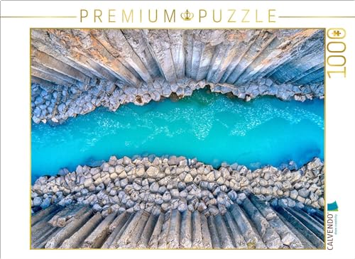 CALVENDO Puzzle Stuðlagil | Lege-Größe cm Foto-Puzzle für glückliche Stunden von CALVENDO