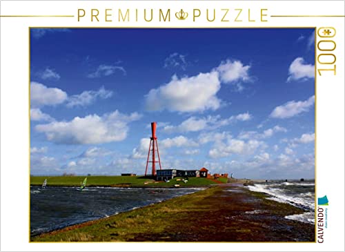 CALVENDO Puzzle Sturm in Eckwarderhörne 1000 Teile Puzzle quer | 1000 Teile Lege-Größe 64 x 48 cm Foto-Puzzle für glückliche Stunden von CALVENDO