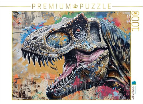 CALVENDO Puzzle T-Rex | Lege-Größe cm Foto-Puzzle für glückliche Stunden von CALVENDO