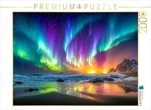 CALVENDO Puzzle Tänzelnde Lichter über vereistem Meer | 2000 Teile Lege-Größe 90 x 67 cm Foto-Puzzle für glückliche Stunden CALVENDO Puzzle Tänzelnde Lichter über vereistem Meer | 2000 Teile Lege-Größe 90 x 67 cm Foto-Puzzle für glückliche Stunden von CALVENDO