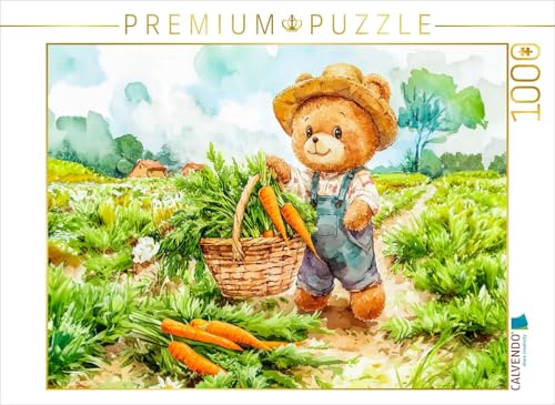 CALVENDO Puzzle Teddy erntet Möhren im Feld | 1000 Teile Lege-Größe 64 x 48 cm Foto-Puzzle für glückliche Stunden CALVENDO Puzzle Teddy erntet Möhren im Feld | 1000 Teile Lege-Größe 64 x 48 cm Foto-Puzzle für glückliche Stunden von CALVENDO