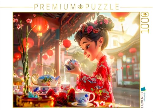 CALVENDO Puzzle Teeritual die Kunst des Einschenkens | 1000 Teile Lege-Größe 64 x 48 cm Foto-Puzzle für glückliche Stunden von CALVENDO