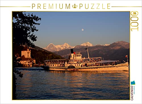 CALVENDO Puzzle Thunersee, Berner Oberland, Schweiz 1000 Teile Puzzle quer | 1000 Teile Lege-Größe 64 x 48 cm Foto-Puzzle für glückliche Stunden von CALVENDO