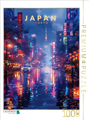 CALVENDO Puzzle Tokyo bei Nacht | 1000 Teile Lege-Größe 48 x 64 cm Foto-Puzzle für glückliche Stunden CALVENDO Puzzle Tokyo bei Nacht | 1000 Teile Lege-Größe 48 x 64 cm Foto-Puzzle für glückliche Stunden von CALVENDO