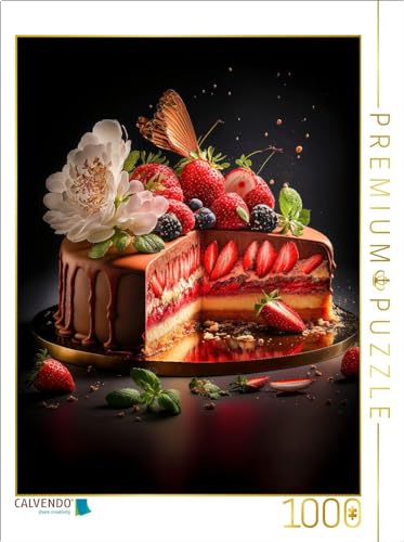 CALVENDO Puzzle Torta alle fragole | 1000 Teile Lege-Größe 48 x 64 cm Foto-Puzzle für glückliche Stunden CALVENDO Puzzle Torta alle fragole | 1000 Teile Lege-Größe 48 x 64 cm Foto-Puzzle für glückliche Stunden von CALVENDO
