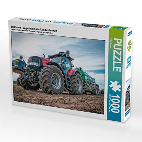 CALVENDO Puzzle Traktoren - Giganten in der Landwirtschaft 1000 Teile Puzzle quer | 1000 Teile Lege-Größe 64 x 48 cm Foto-Puzzle für glückliche Stunden von CALVENDO