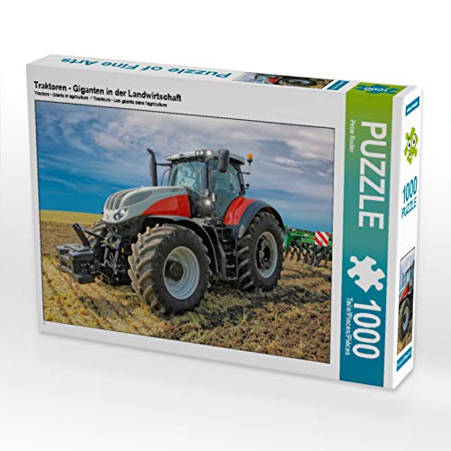 CALVENDO Puzzle Traktoren - Giganten in der Landwirtschaft - 1000 Teile Foto-Puzzle für glückliche Stunden von CALVENDO