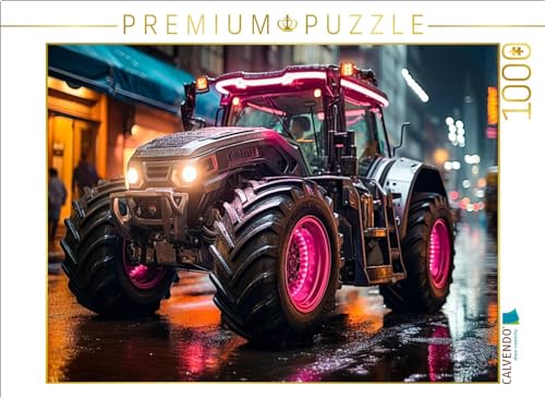 CALVENDO Puzzle Traktoren - zukunftsweisendes Design | 1000 Teile Lege-Größe 64 x 48 cm Foto-Puzzle für glückliche Stunden von CALVENDO