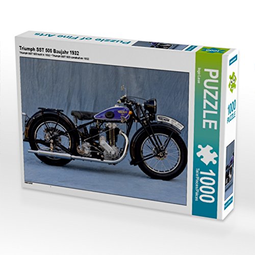 CALVENDO Puzzle Triumph SST 500 Baujahr 1932 1000 Teile Puzzle quer | 1000 Teile Lege-Größe 64 x 48 cm Foto-Puzzle für glückliche Stunden CALVENDO Puzzle Triumph SST 500 Baujahr 1932 1000 Teile Puzzle quer | 1000 Teile Lege-Größe 64 x 48 cm Foto-Puzzle für glückliche Stunden von CALVENDO