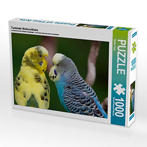 CALVENDO Puzzle Turtelnde Wellensittiche 1000 Teile Puzzle quer | 1000 Teile Lege-Größe 64 x 48 cm Foto-Puzzle für glückliche Stunden CALVENDO Puzzle Turtelnde Wellensittiche 1000 Teile Puzzle quer | 1000 Teile Lege-Größe 64 x 48 cm Foto-Puzzle für glückliche Stunden von CALVENDO