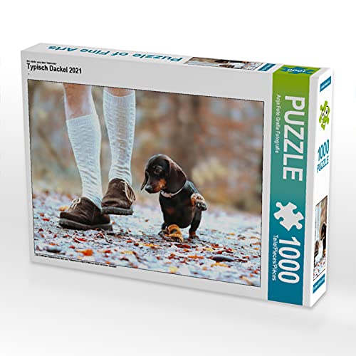 CALVENDO Puzzle EIN Motiv aus dem Kalender Typisch Dackel 2021 1000 Teile Puzzle quer | Lege-Größe cm Foto-Puzzle für glückliche Stunden CALVENDO Puzzle EIN Motiv aus dem Kalender Typisch Dackel 2021 1000 Teile Puzzle quer | Lege-Größe cm Foto-Puzzle für glückliche Stunden von CALVENDO