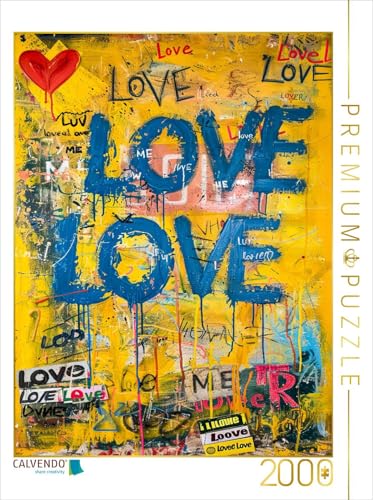 CALVENDO Puzzle Überall ist Liebe | Lege-Größe cm Foto-Puzzle für glückliche Stunden von CALVENDO
