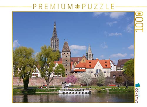 CALVENDO Puzzle ULM an der Donau 1000 Teile Puzzle quer | 1000 Teile Lege-Größe 64 x 48 cm Foto-Puzzle für glückliche Stunden von CALVENDO