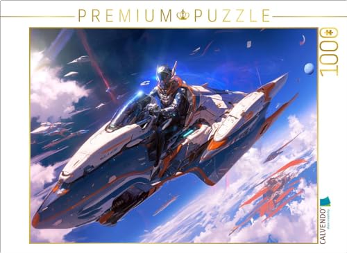 CALVENDO Puzzle Uneinholbar - Anime Science Fiction Speeder | 1000 Teile Lege-Größe 64 x 48 cm Foto-Puzzle für glückliche Stunden von CALVENDO