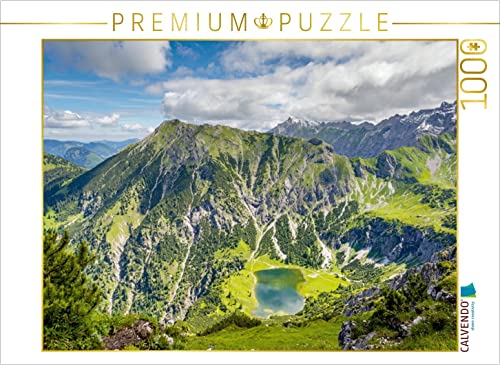 CALVENDO Puzzle Unterer Gaisalpsee, dahinter der Entschenkopf 1000 Teile Lege-Größe 64 x 48 cm Foto-Puzzle Bild von Walter G. Allgöwer von CALVENDO