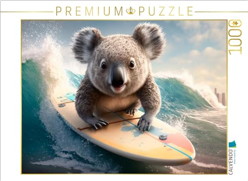 CALVENDO Puzzle Urlaubs-Koala | 1000 Teile Lege-Größe 64 x 48 cm Foto-Puzzle für glückliche Stunden von CALVENDO