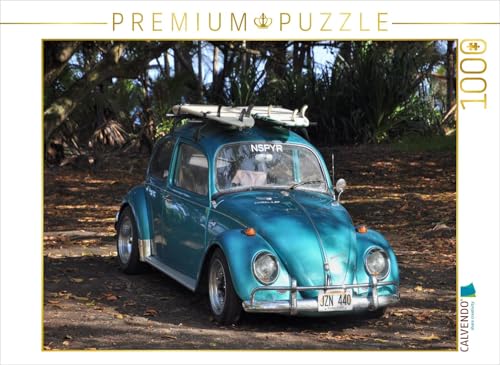 CALVENDO Puzzle VW Käfer, Hawaii | Lege-Größe cm Foto-Puzzle für glückliche Stunden von CALVENDO