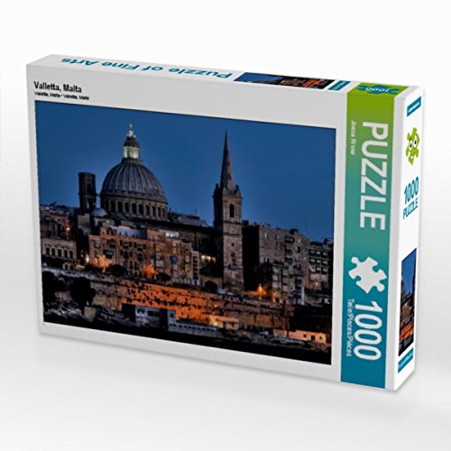 CALVENDO Puzzle Valletta, Malta 1000 Teile Lege-Größe 64 x 48 cm Foto-Puzzle Bild von Joana Kruse von CALVENDO