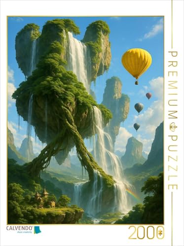 CALVENDO Puzzle Verankerte Felsen - Heißluftballons über schwebenden Felsen | 2000 Teile Lege-Größe 67 x 90 cm Foto-Puzzle für glückliche Stunden CALVENDO Puzzle Verankerte Felsen - Heißluftballons über schwebenden Felsen | 2000 Teile Lege-Größe 67 x 90 cm Foto-Puzzle für glückliche Stunden von CALVENDO