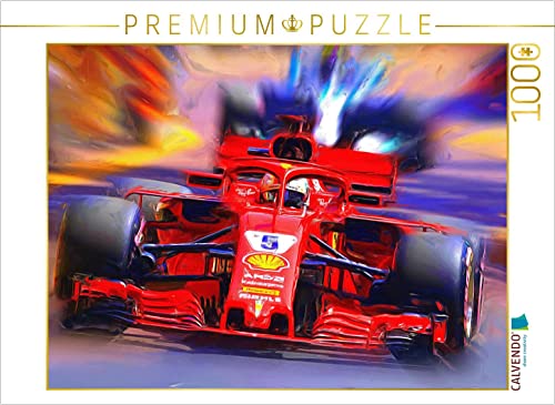 CALVENDO Puzzle Vettel ist nach dem Kerpener Michael Schumacher der erfolgreichste deutsche Formel-1-Rennfahrer. 1000 Teile Lege-Größe 64 x 48 cm Foto-Puzzle Bild von DeVerviers von CALVENDO
