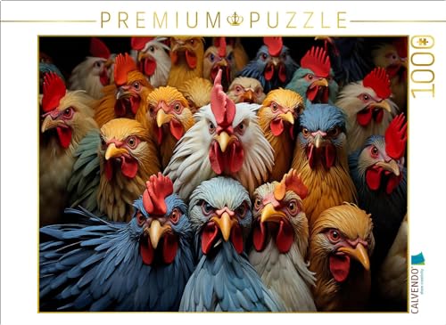 CALVENDO Puzzle Viele lustige Hühner auf einem Bild | 1000 Teile Lege-Größe 64 x 48 cm Foto-Puzzle für glückliche Stunden CALVENDO Puzzle Viele lustige Hühner auf einem Bild | 1000 Teile Lege-Größe 64 x 48 cm Foto-Puzzle für glückliche Stunden von CALVENDO