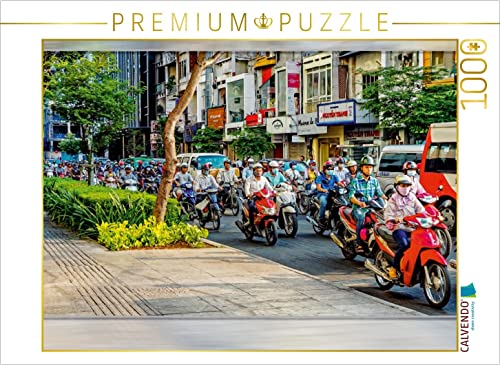 CALVENDO Puzzle Vietnam, Ho Chi Minh 1000 Teile Puzzle quer | Lege-Größe cm Foto-Puzzle für glückliche Stunden von CALVENDO