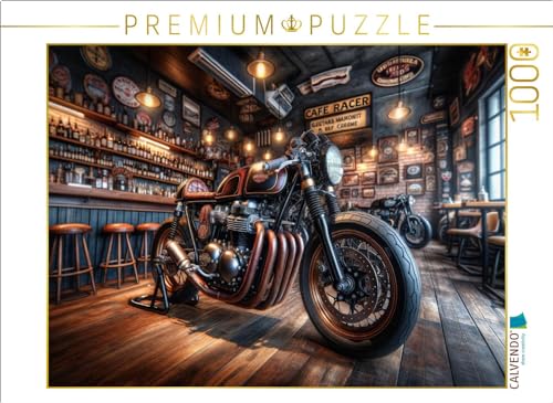 CALVENDO Puzzle Vintage Cafe Racer - Der Klassiker neu durch KI interpretiert | 1000 Teile Lege-Größe 64 x 48 cm Foto-Puzzle für glückliche Stunden CALVENDO Puzzle Vintage Cafe Racer - Der Klassiker neu durch KI interpretiert | 1000 Teile Lege-Größe 64 x 48 cm Foto-Puzzle für glückliche Stunden von CALVENDO