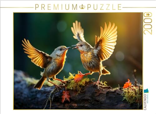 CALVENDO Puzzle Vögel, EIN grandioser Goldener Oktober | 2000 Teile Lege-Größe 90 x 67 cm Foto-Puzzle für glückliche Stunden von CALVENDO