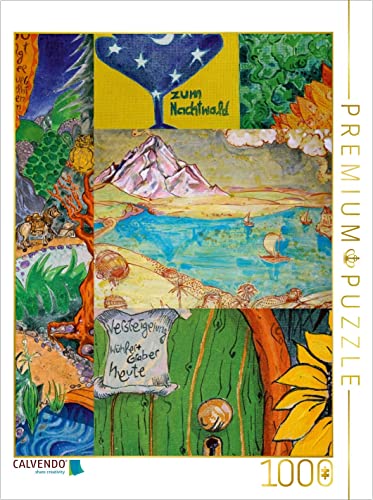 CALVENDO Puzzle Vom Einsamen Berg in das Auenland 1000 Teile Lege-Größe 48 x 64 cm Foto-Puzzle Bild von Horst Zebrafink von CALVENDO