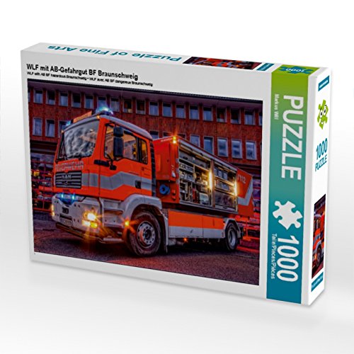 CALVENDO Puzzle WLF mit AB-Gefahrgut BF Braunschweig 1000 Teile Puzzle quer | 1000 Teile Lege-Größe 64 x 48 cm Foto-Puzzle für glückliche Stunden von CALVENDO
