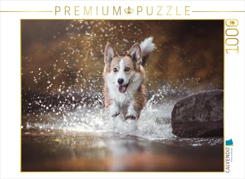 CALVENDO Puzzle Wasseraction mit Welsh Corgi Molly 1000 Teile Lege-Größe 64 x 48 cm Foto-Puzzle Bild von Maria Ahrens CALVENDO Puzzle Wasseraction mit Welsh Corgi Molly 1000 Teile Lege-Größe 64 x 48 cm Foto-Puzzle Bild von Maria Ahrens von CALVENDO