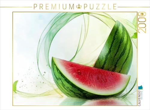 CALVENDO Puzzle Wassermelonen - Genuss | 2000 Teile Lege-Größe 90 x 67 cm Foto-Puzzle für glückliche Stunden von CALVENDO