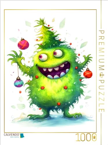 CALVENDO Puzzle Weihnachtsbaummonster | Lege-Größe cm Foto-Puzzle für glückliche Stunden von CALVENDO