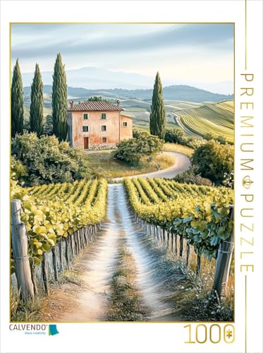 CALVENDO Puzzle Weinberge - wohin Man schaut | 1000 Teile Lege-Größe 48 x 64 cm Foto-Puzzle für glückliche Stunden von CALVENDO