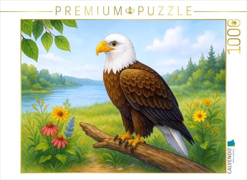 CALVENDO Puzzle Weißkopfseeadler | 1000 Teile Lege-Größe 64 x 48 cm Foto-Puzzle für glückliche Stunden von CALVENDO