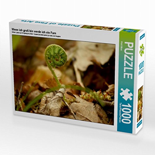 CALVENDO Puzzle Wenn ich groß Bin werde ich EIN Farn 1000 Teile Lege-Größe 64 x 48 cm Foto-Puzzle Bild von Pörli Won von CALVENDO