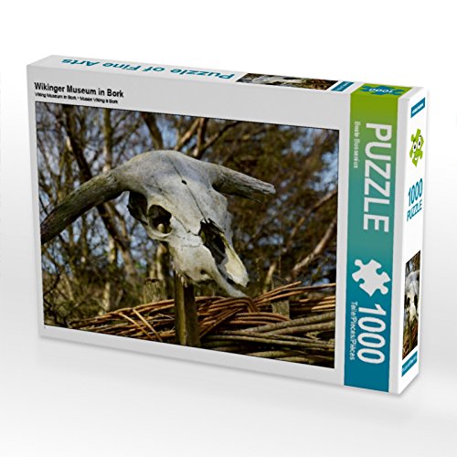 CALVENDO Puzzle Wikinger Museum in Bork 1000 Teile Puzzle quer | 1000 Teile Lege-Größe 64 x 48 cm Foto-Puzzle für glückliche Stunden von CALVENDO