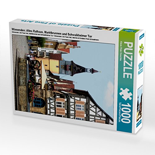 CALVENDO Puzzle Winnenden: Altes Rathaus, Marktbrunnen und Schwaikheimer Tor 1000 Teile Puzzle hoch | 1000 Teile Lege-Größe 48 x 64 cm Foto-Puzzle für glückliche Stunden CALVENDO Puzzle Winnenden: Altes Rathaus, Marktbrunnen und Schwaikheimer Tor 1000 Teile Puzzle hoch | 1000 Teile Lege-Größe 48 x 64 cm Foto-Puzzle für glückliche Stunden von CALVENDO