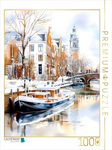 CALVENDO Puzzle Winteridylle | 1000 Teile Lege-Größe 48 x 64 cm Foto-Puzzle für glückliche Stunden von CALVENDO