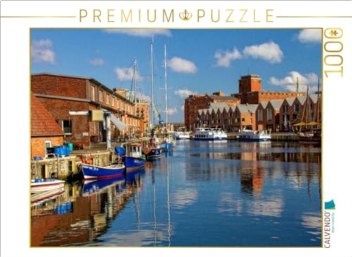 CALVENDO Puzzle Wismar - Im Alten Hafen | 1000 Teile Lege-Größe 64 x 48 cm Foto-Puzzle für glückliche Stunden von CALVENDO