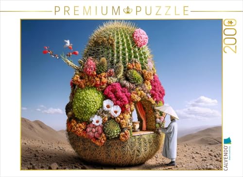 CALVENDO Puzzle Wüstenblüte Deluxe | Lege-Größe cm Foto-Puzzle für glückliche Stunden von CALVENDO