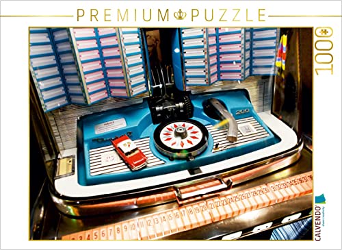 CALVENDO Puzzle Wurlitzer Jukebox Schallplatten 1000 Teile Puzzle quer | 1000 Teile Lege-Größe 64 x 48 cm Foto-Puzzle für glückliche Stunden von CALVENDO
